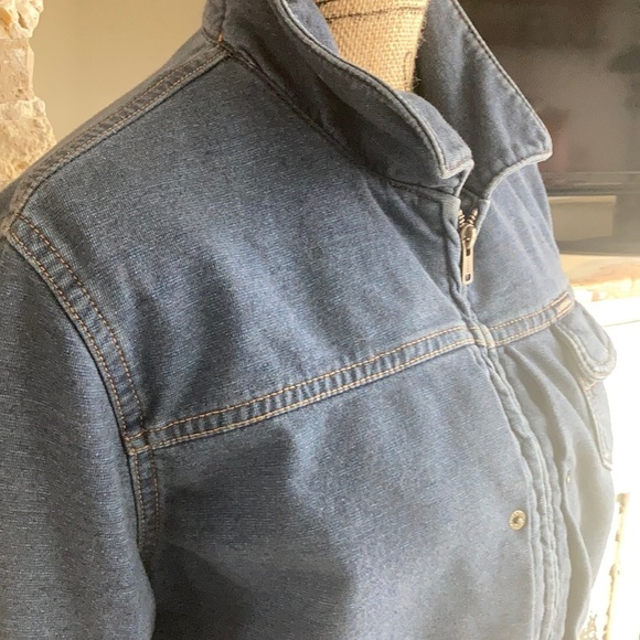 Lauren Dry Goods Supply Co zip close jean jacket - Picture 3 of 15